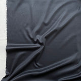 SALE-Cashmere Finished Wool Coating - Black