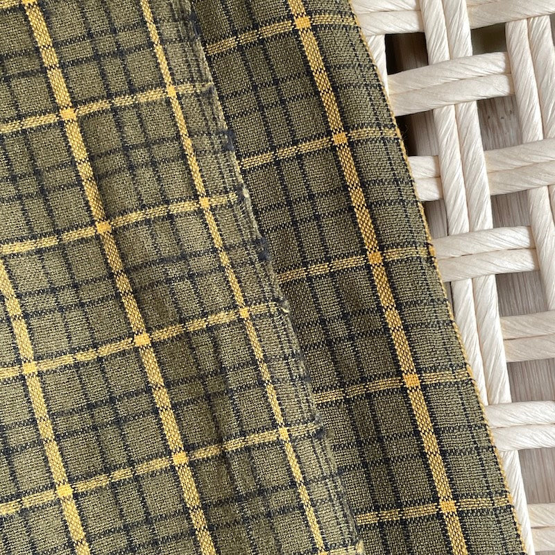 Diamond Textiles - Brushed Yarn-Dyed Cotton - Check - Olive