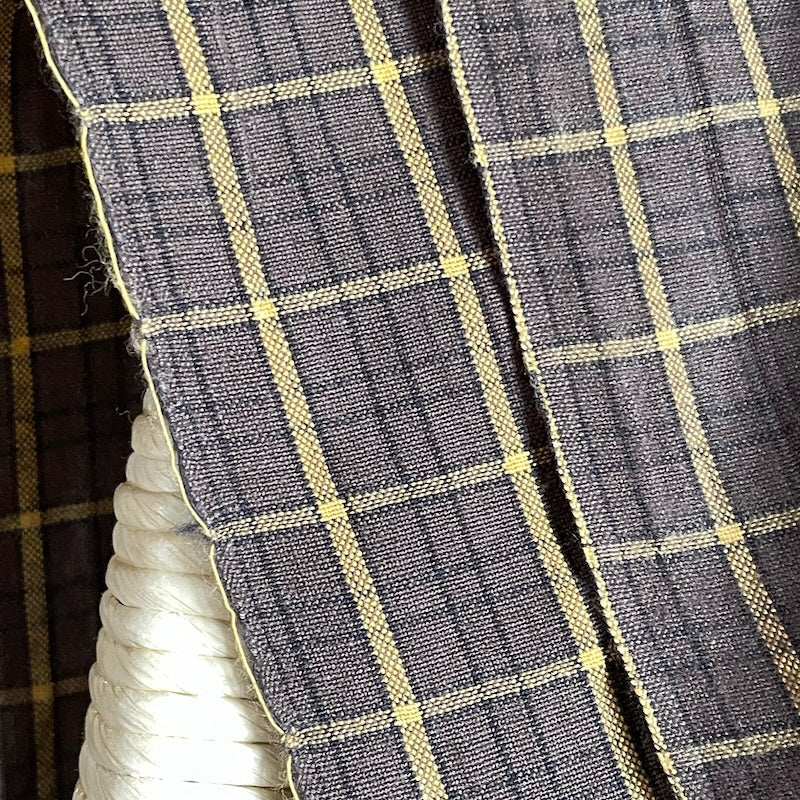 Diamond Textiles - Brushed Yarn-Dyed Cotton - Double Grid - Coffee