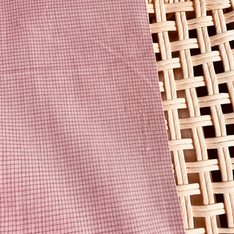 Diamond Textiles - Yarn-Dyed Cotton - Mini Grid - Rose