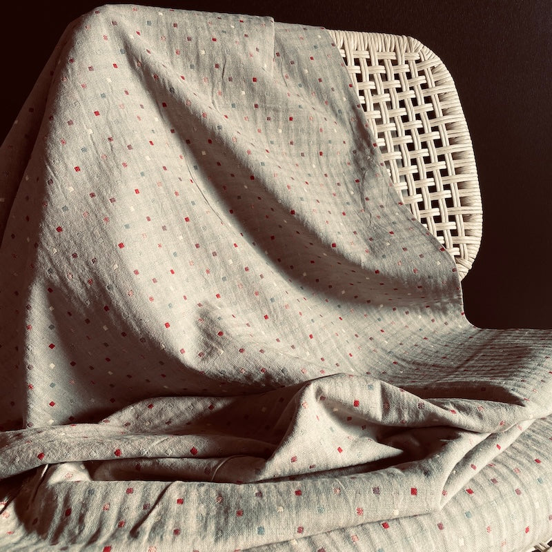 Diamond Textiles - Nikko - Confetti - Silver Tinsel