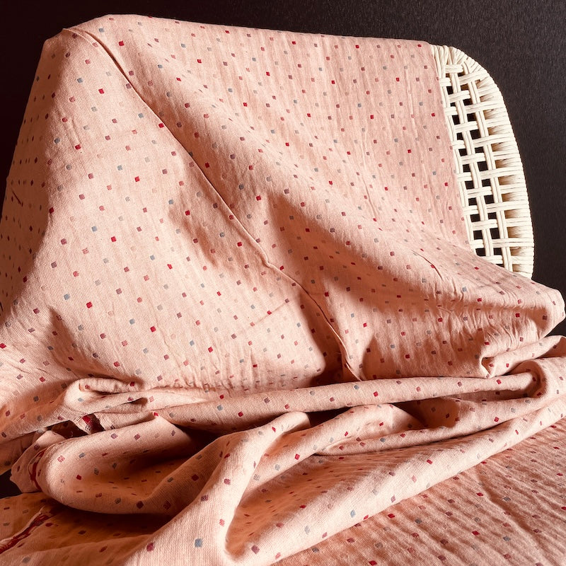 Diamond Textiles - Nikko - Confetti - Pink Ginger