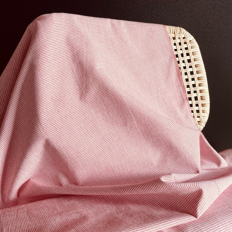 Diamond Textiles - Yarn-Dyed Cotton - Mini Grid - Rose