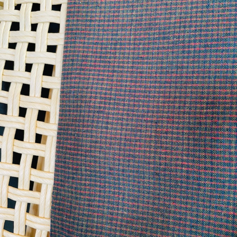 Diamond Textiles - Brushed Yarn-Dyed Cotton - Mini Grid - Blue Green Red