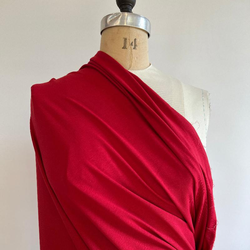 Organic Cotton/Spandex Jersey - Red