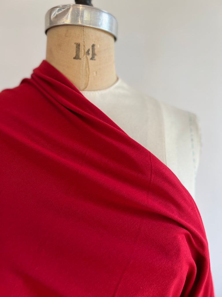 Organic Cotton/Spandex Jersey - Red