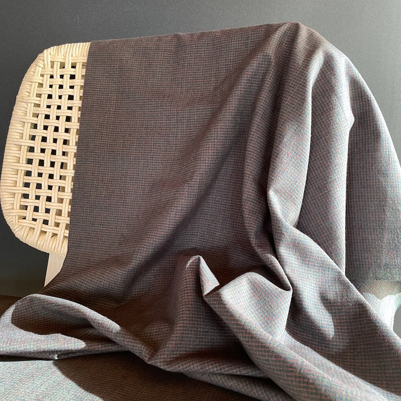 Diamond Textiles - Brushed Yarn-Dyed Cotton - Mini Grid - Blue Green Red