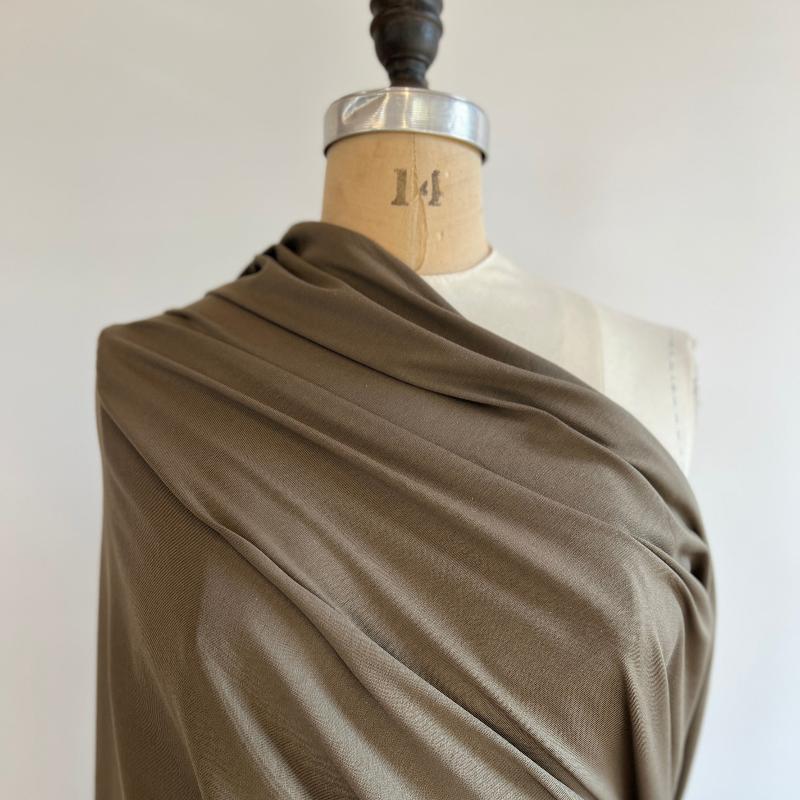 Organic Cotton/Spandex Jersey - Olive