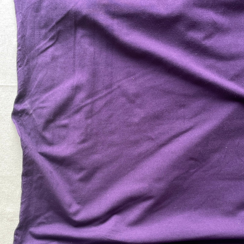 Deadstock - Cotton Ponte - Aubergine
