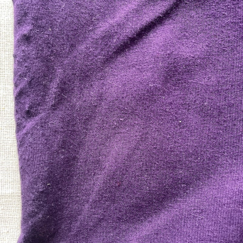 Deadstock - Cotton Ponte - Aubergine