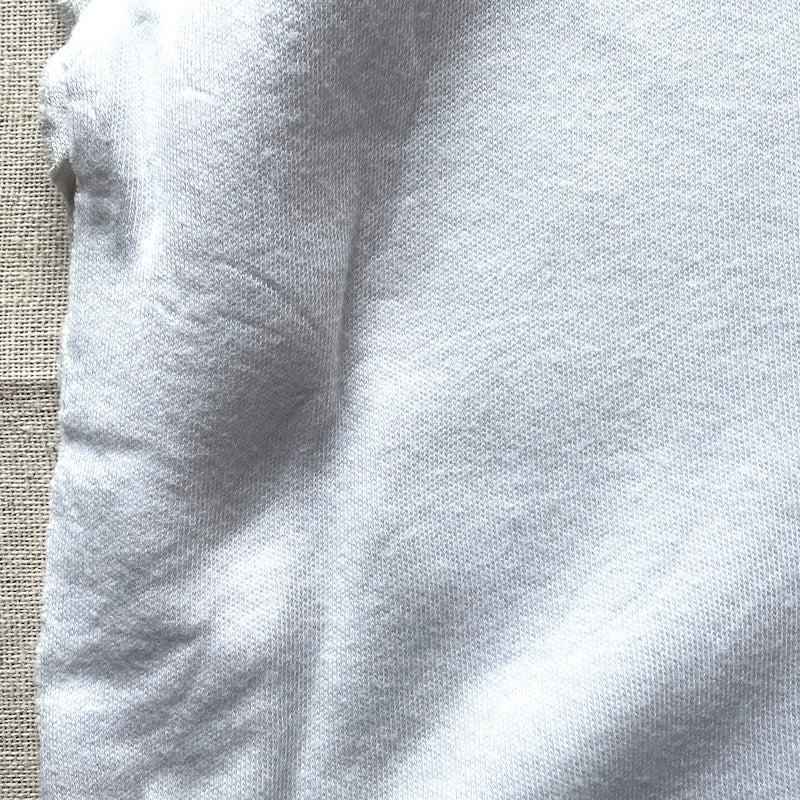 Deadstock - Organic Cotton Hemp Interlock - White