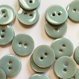 Textile Garden - Shell Button - 18mm -  Resin on Shell - Various Colors