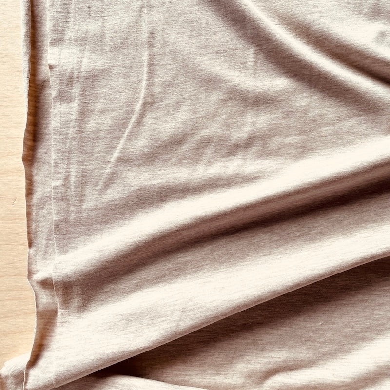 Avalana Knit Jersey - Oat Melange