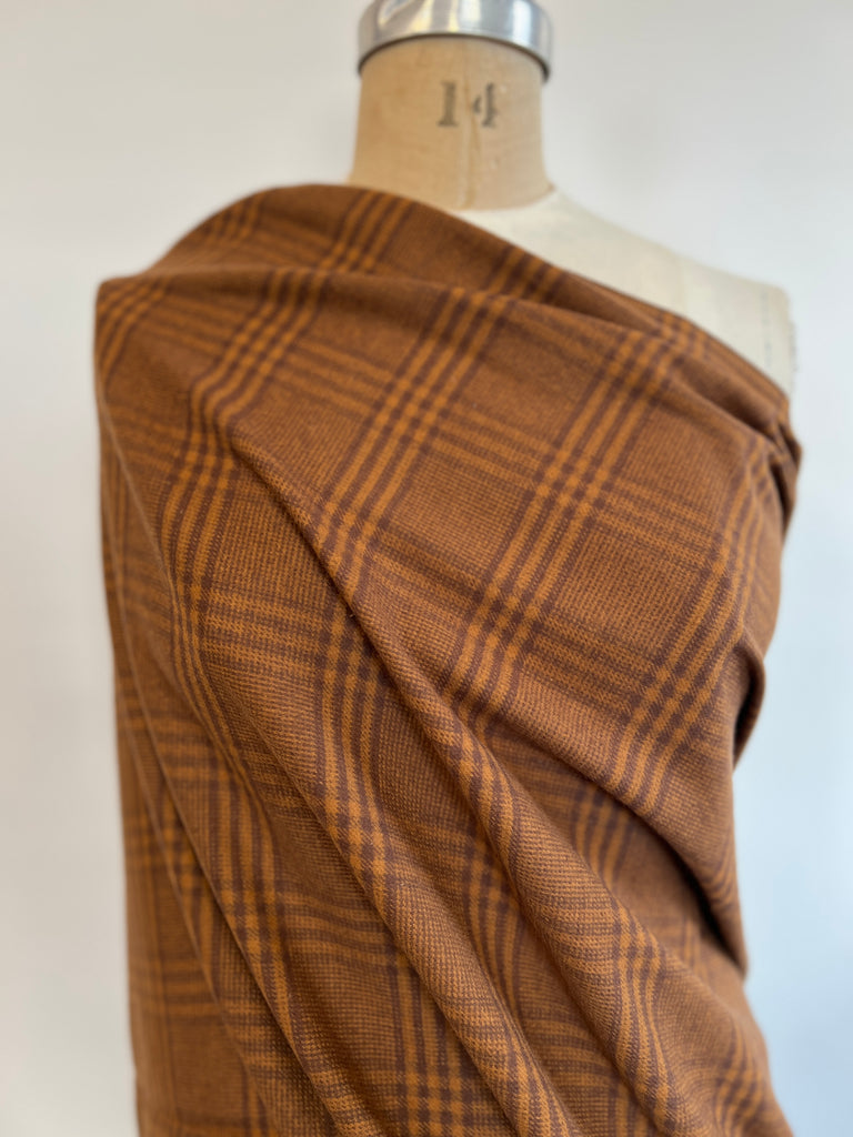 Marcus Fabrics - Flannel - Glen Plaid - Brown