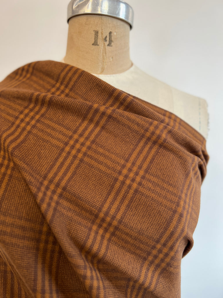 Marcus Fabrics - Flannel - Glen Plaid - Brown