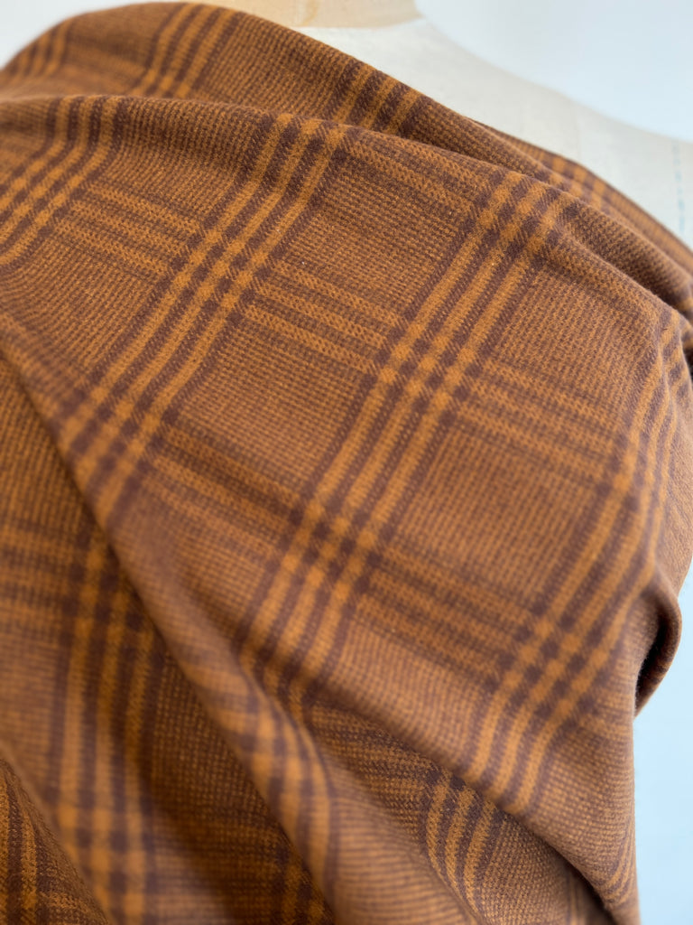 Marcus Fabrics - Flannel - Glen Plaid - Brown