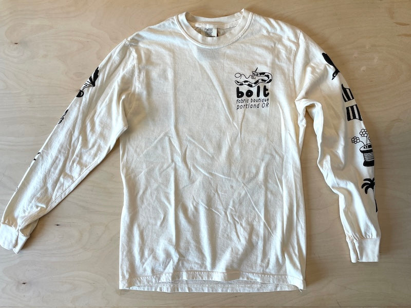 Bolt Tee - Long Sleeve Tee - Off-White
