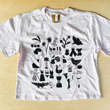Bolt Tee - Boxy Tee - Orchid
