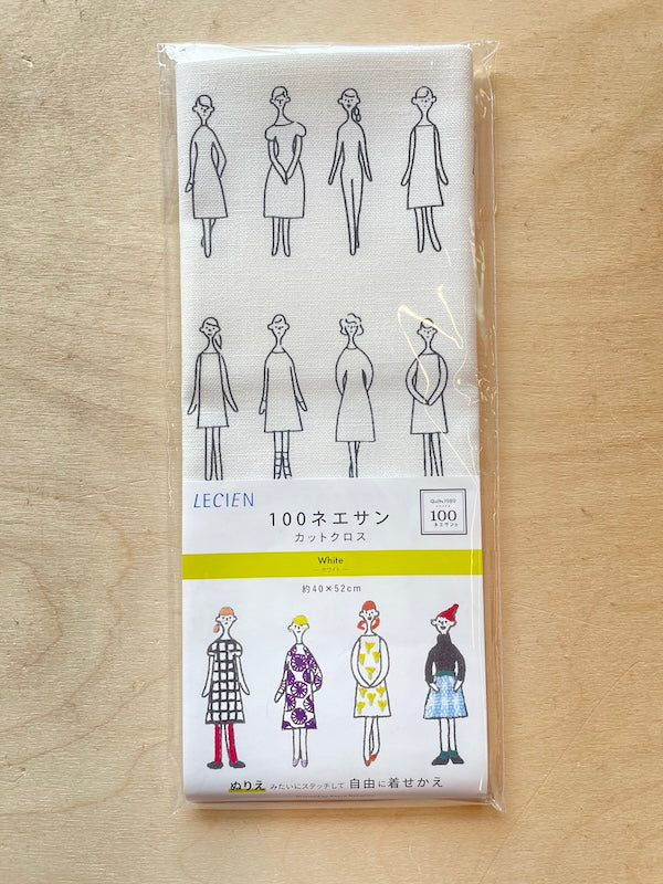 Lecien - Cosmo - Embroidery Cloth - 100 Persons - Various Styles