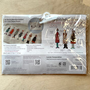 Lecien - Cosmo - Embroidery Cloth - Zipper Pouch - 100 Persons - Various Styles