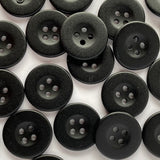 Textile Garden - Metal Buttons - 15mm - Black