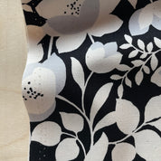 Sevenberry - Cotton Oxford - Floral - White and Black