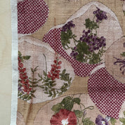 Kobayashi - Cotton Dobby - Vintage Floral - Tea