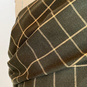 Diamond Textiles - Homespun Cotton - Windowpane - Green