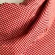 Diamond Textiles - Homespun Cotton - Mini Check - Vermilion