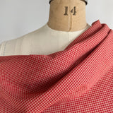 Diamond Textiles - Homespun Cotton - Mini Check - Vermilion