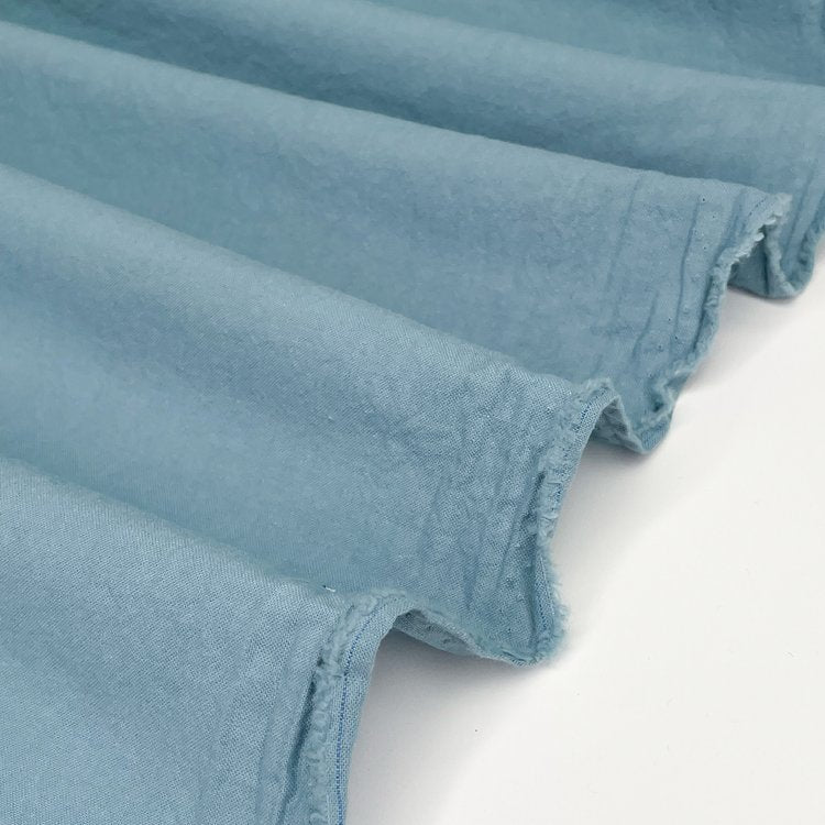 Jubilee - Sand Washed Cotton Crepe - Sky