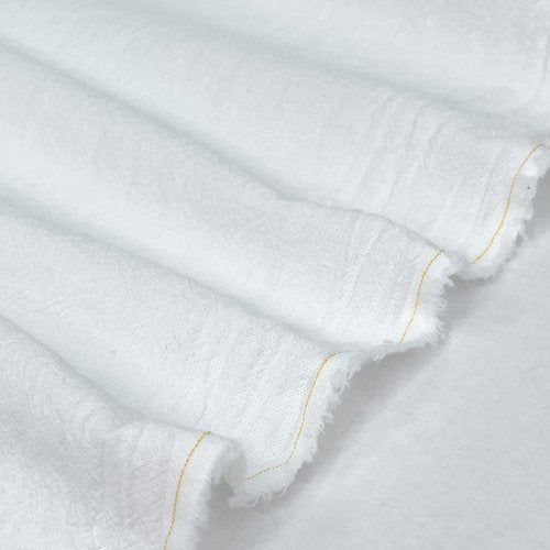 Jubilee - Sand Washed Cotton Crepe - White