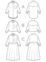 Closet Core - Jenna Shirtdress - Size XXS-4X
