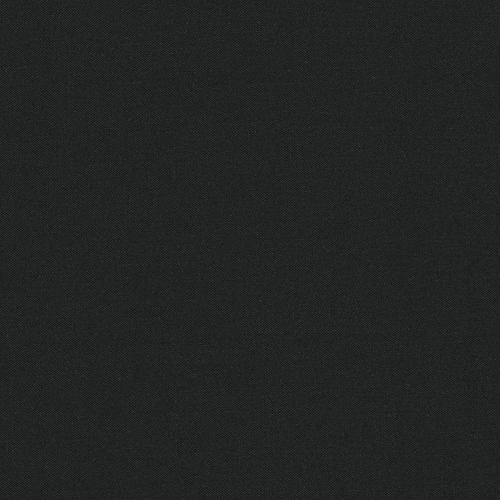 Solid black color swatch of fabric