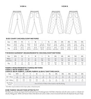 Matchy Matchy Sewing Club - Kite Pants - PDF and Printed Pattern