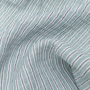 Lennon - Cotton Double Gauze - Stripe - Aqua