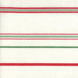 Moda - 16" Cotton Toweling - Holiday - White Red Green