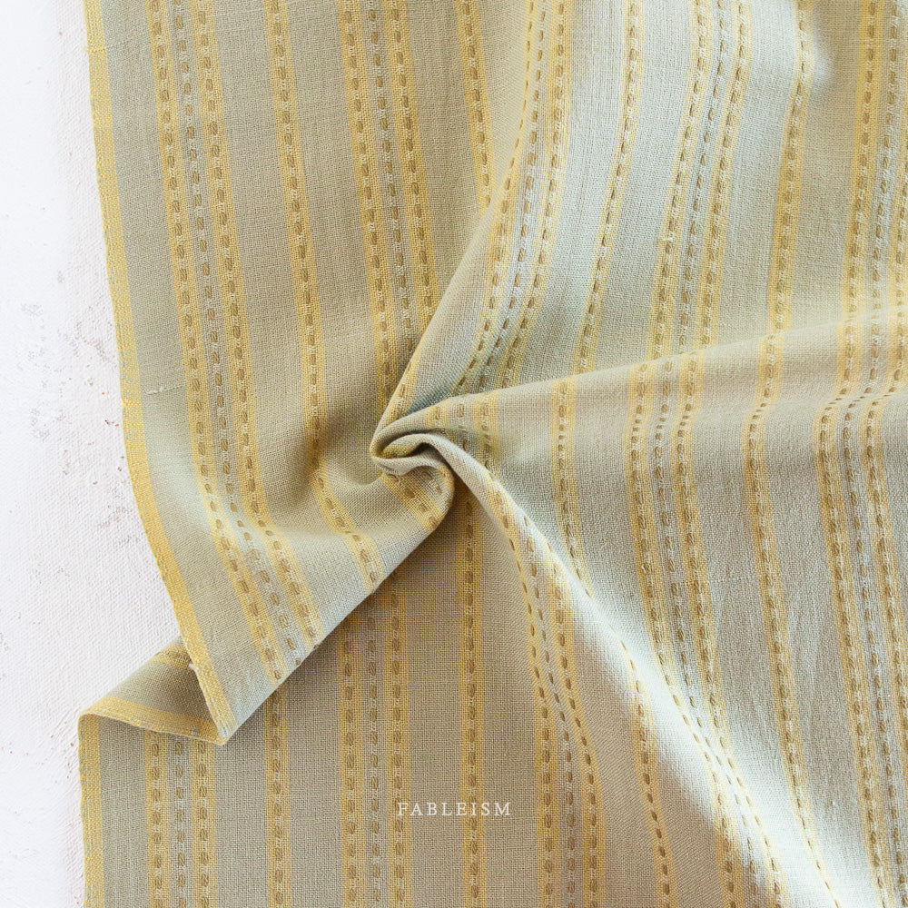 Fableism - Lucky Loom - Stitch Stripe - Sage