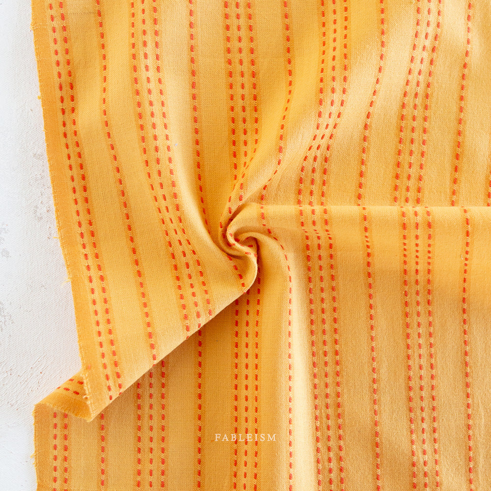Fableism - Lucky Loom - Stitch Stripe - Turmeric