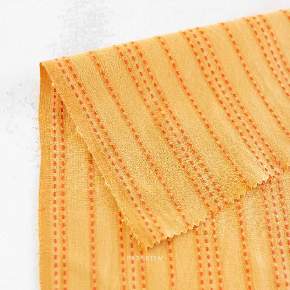 Fableism - Lucky Loom - Stitch Stripe - Turmeric
