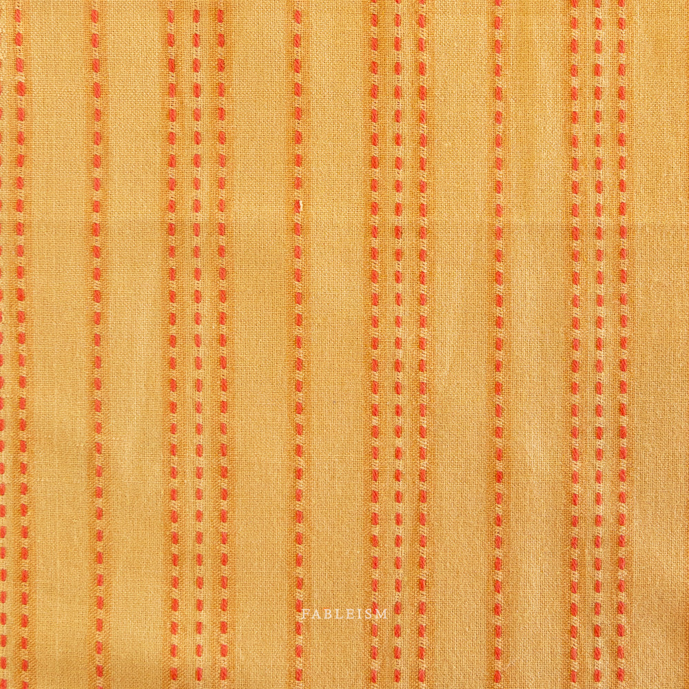 Fableism - Lucky Loom - Stitch Stripe - Turmeric