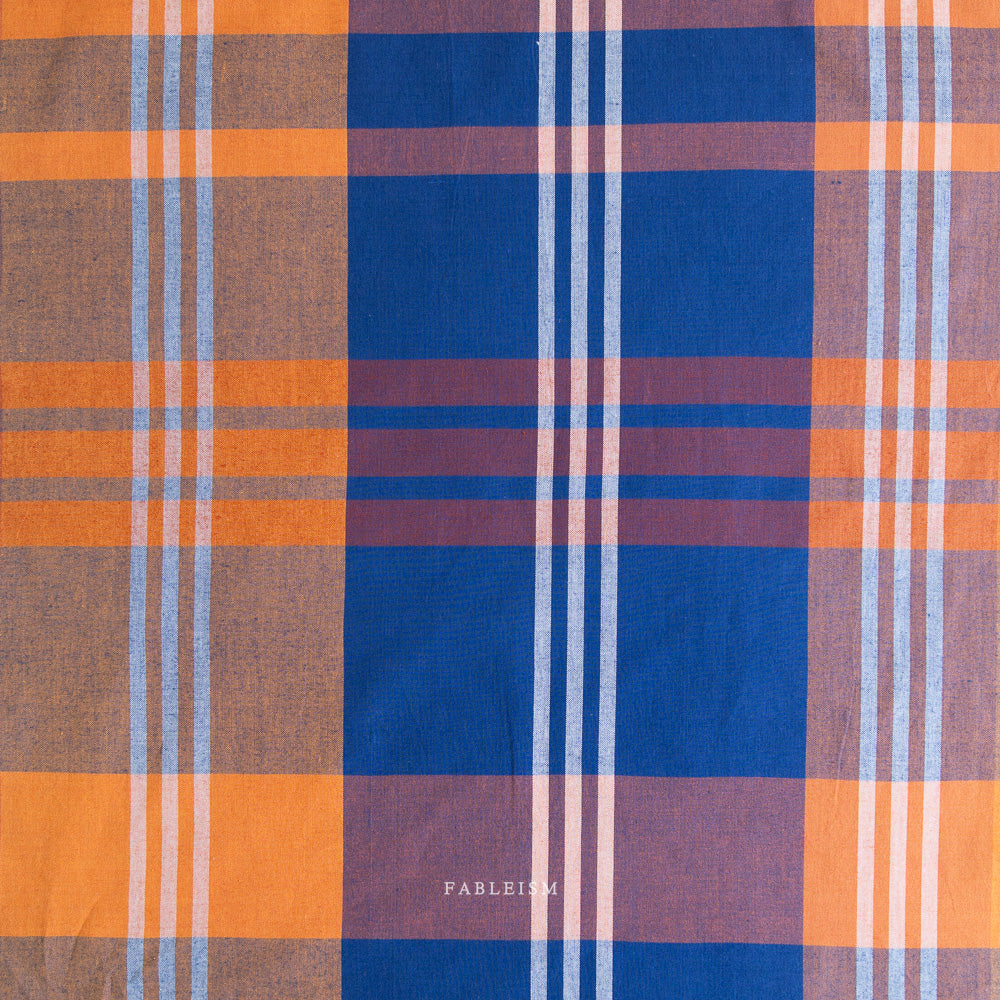 Fableism - Yarn-Dyed Woven Cotton - Lumiere - House Dress - Starboard