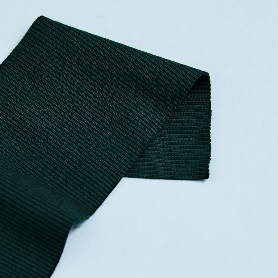 Mind the Maker - Organic Cotton Ribbing - Bottle Green