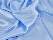 Sale - Fabric Godmother - Ecovero Viscose Satin - Bardot - Sky Blue