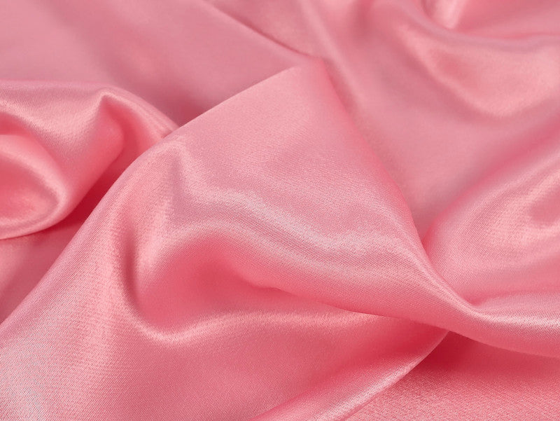 Fabric Godmother - Ecovero Viscose Satin - Bardot - Rose Pink