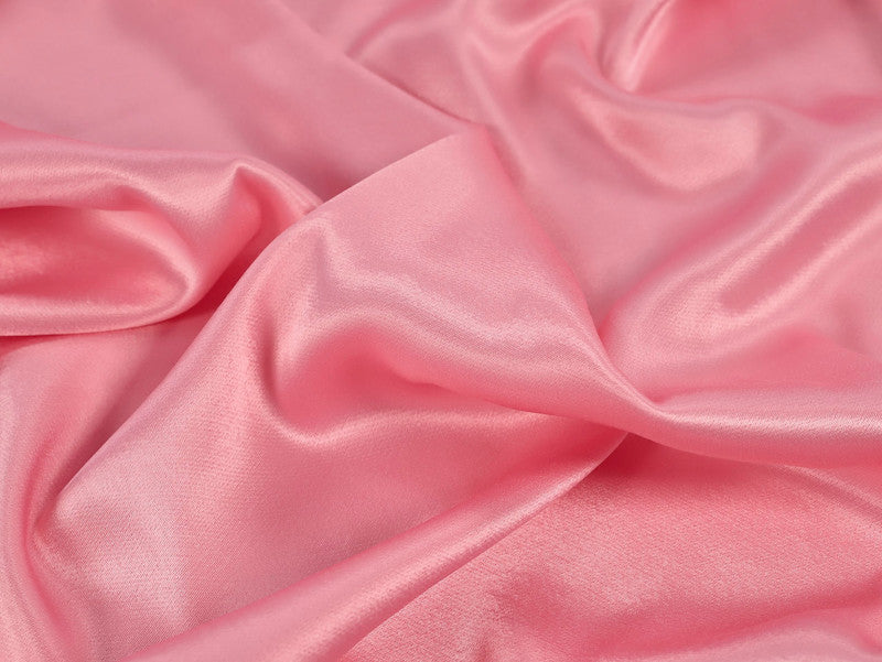 Fabric Godmother - Ecovero Viscose Satin - Bardot - Rose Pink