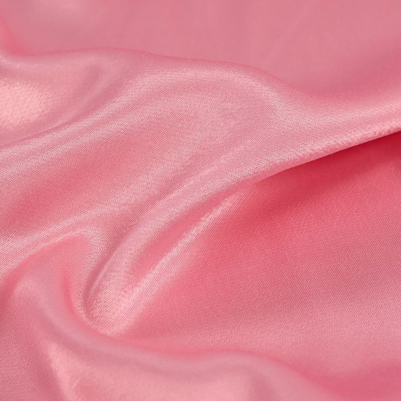 Fabric Godmother - Ecovero Viscose Satin - Bardot - Rose Pink