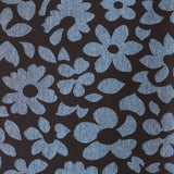 Meet Milk - Aster Bloom Jacquard - Umber & Iced Blue