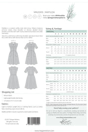 Megan Nielsen - Matilda Dress - Size 0-20