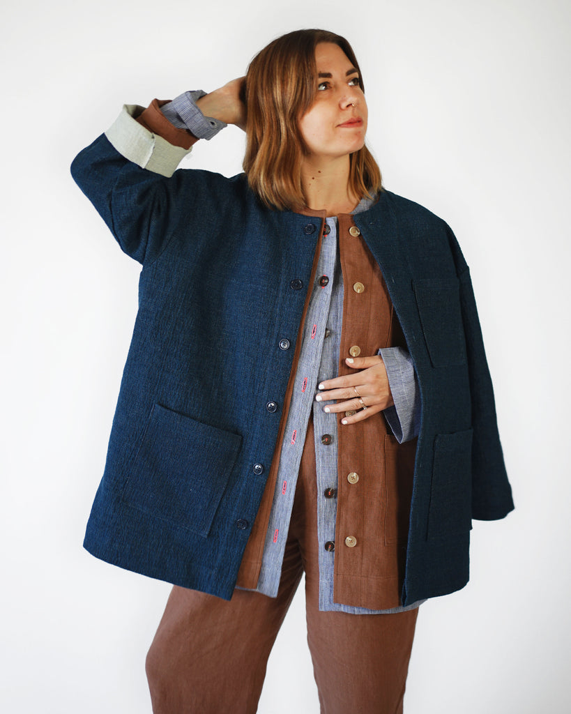 Matchy Matchy Sewing Club - Maker's Over Shirt - PDF and Printed Pattern